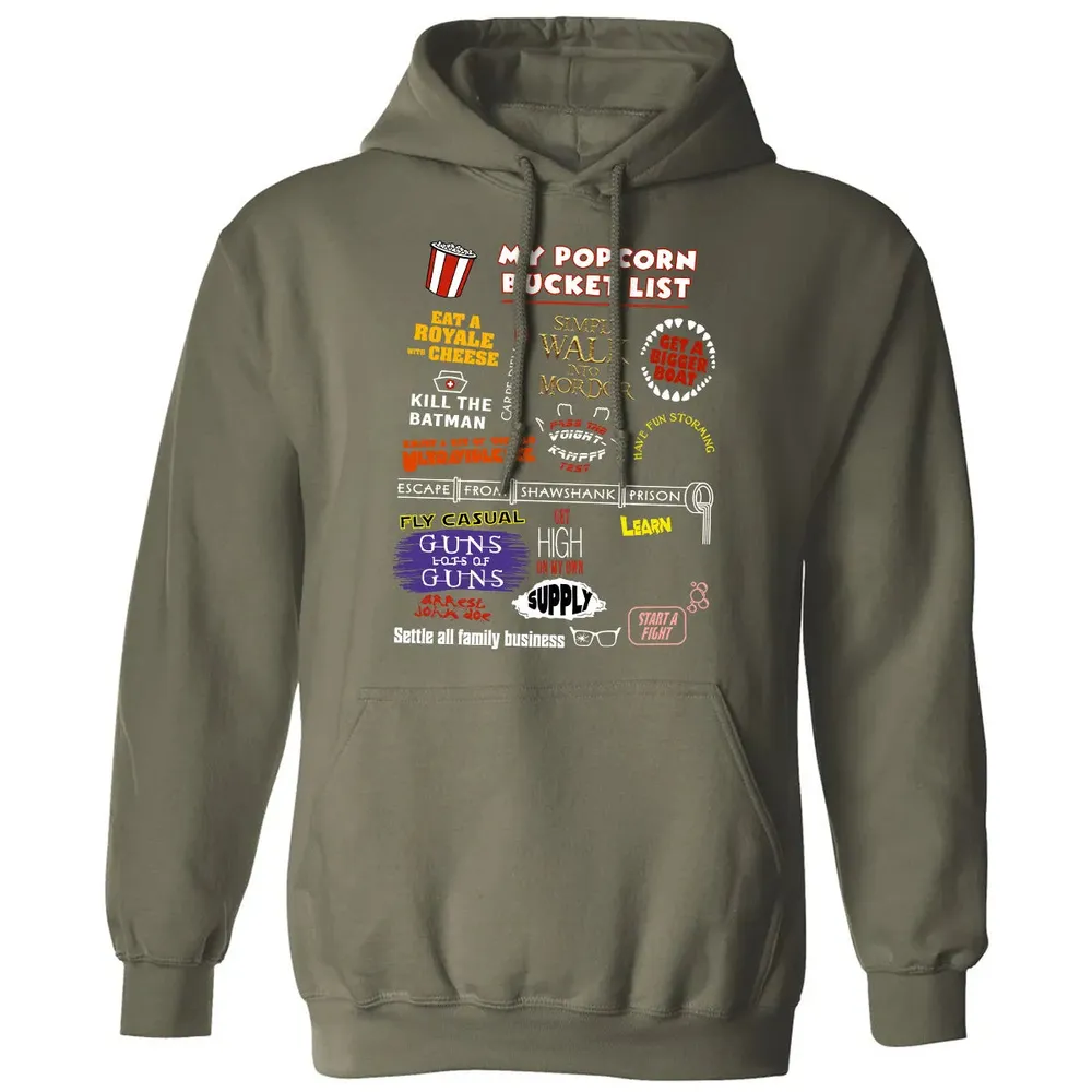 My Popcorn Bucket List Classic Unisex Hoodie - 4
