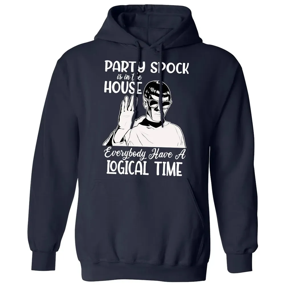 Party spock is in the house Classic Unisex Hoodie - 2