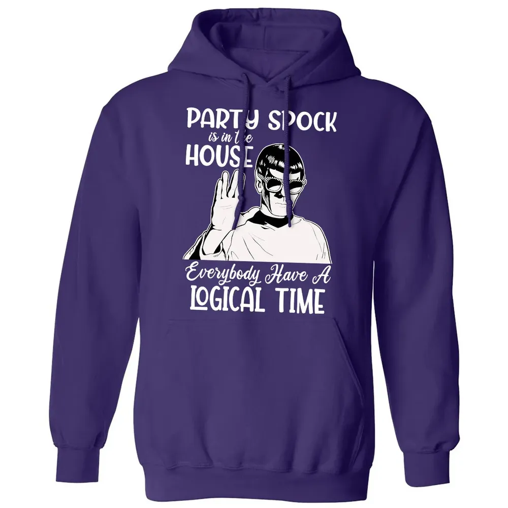 Party spock is in the house Classic Unisex Hoodie - 6
