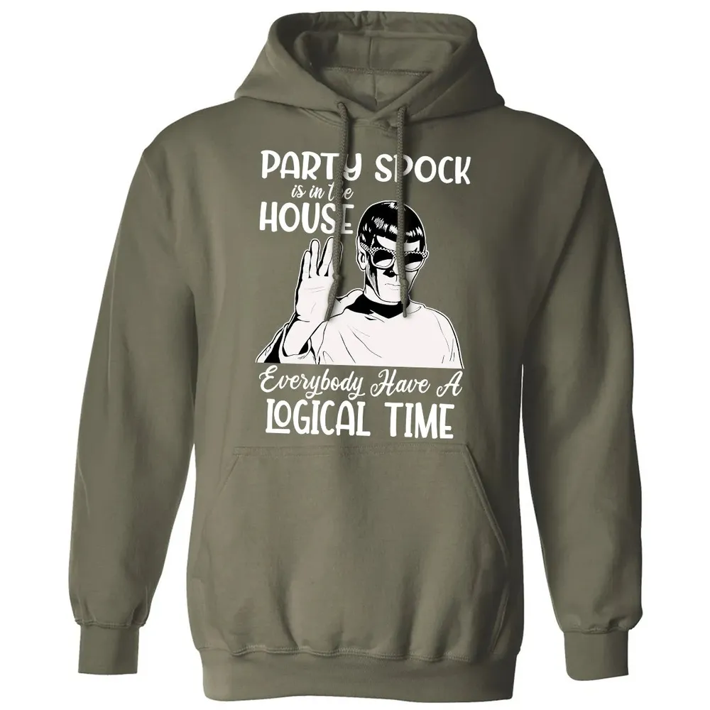 Party spock is in the house Classic Unisex Hoodie - 4