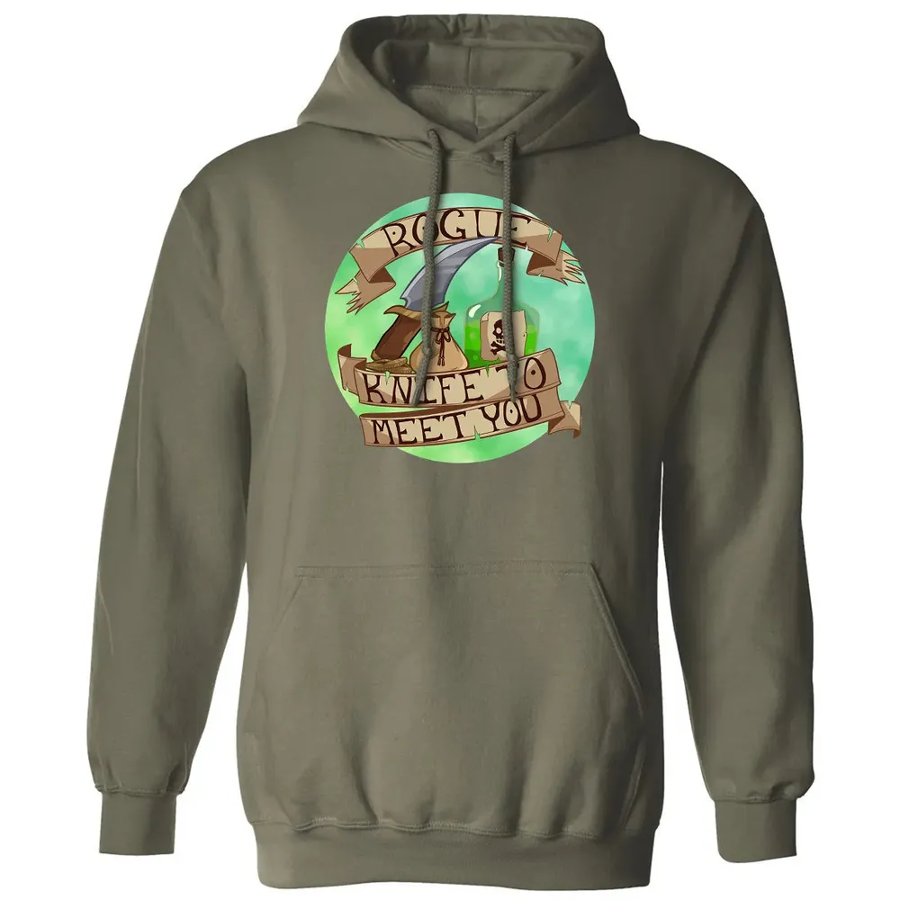 Rogue   Knife To Meet You Classic Unisex Hoodie - 4