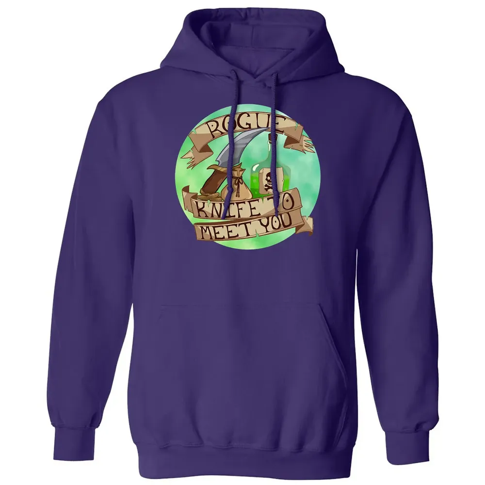 Rogue   Knife To Meet You Classic Unisex Hoodie - 6