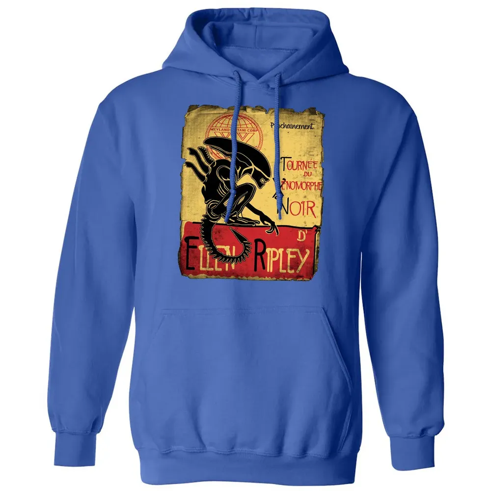 Tournee Du Xenomorphe Noir Classic Unisex Hoodie - 9