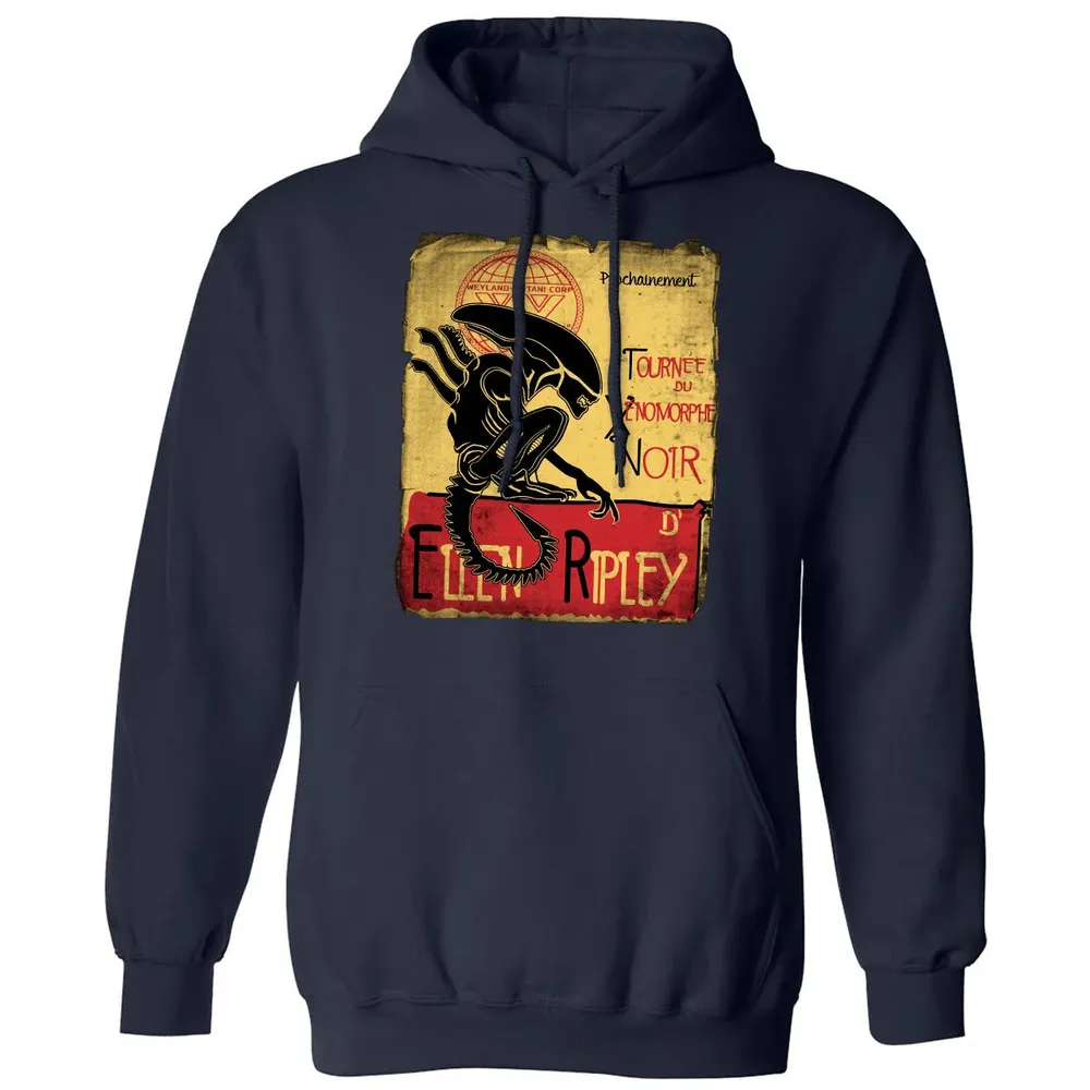 Tournee Du Xenomorphe Noir Classic Unisex Hoodie - 2