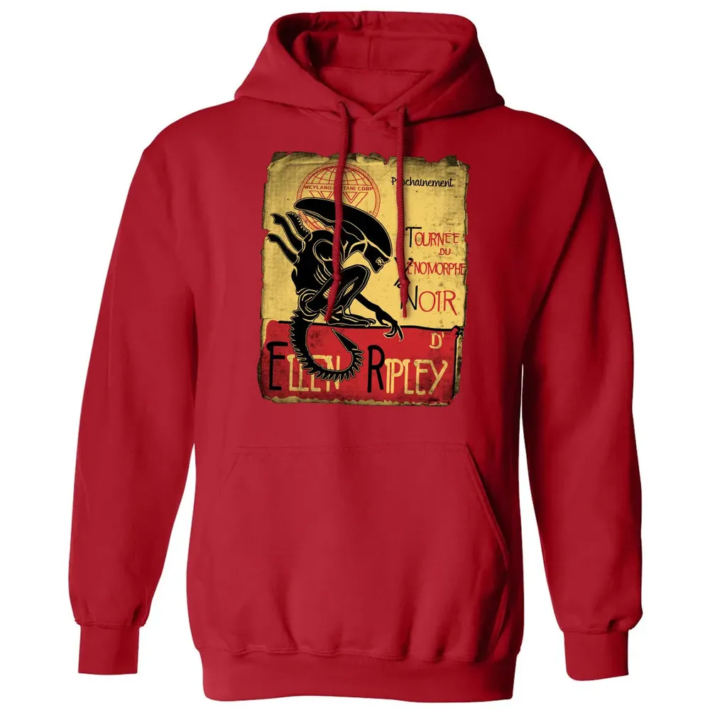 Tournee Du Xenomorphe Noir Classic Unisex Hoodie - 5