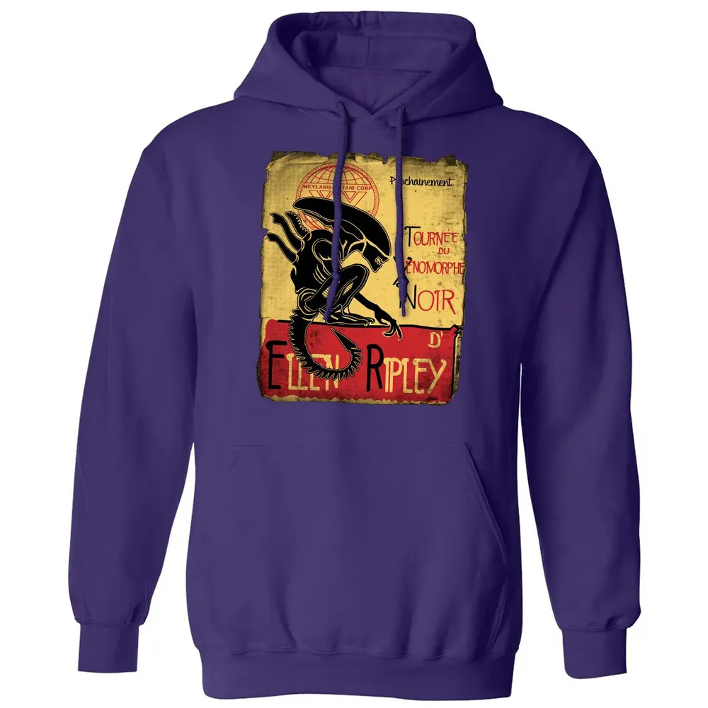 Tournee Du Xenomorphe Noir Classic Unisex Hoodie - 6