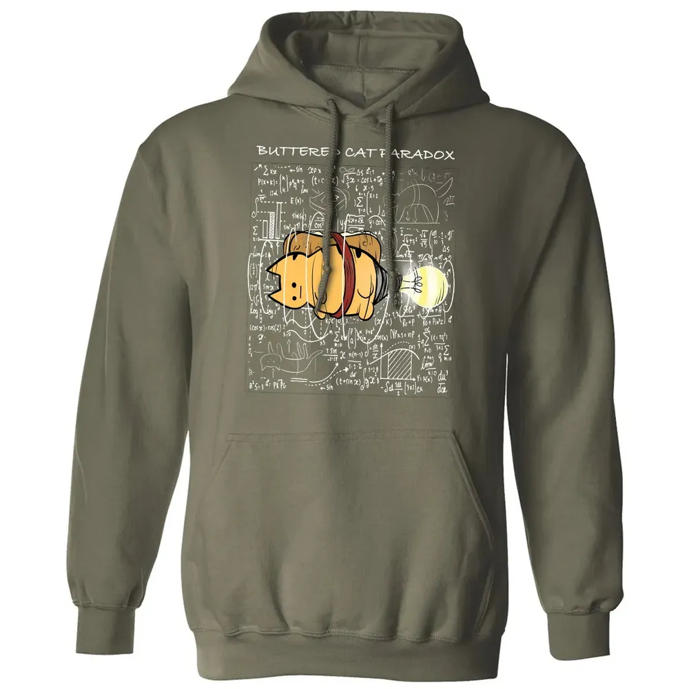 Buttered Cat Paradox Classic Unisex Hoodie - 4