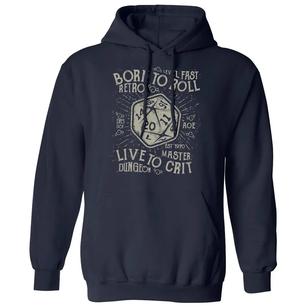 Born To Roll Live To Crit Classic Unisex Hoodie - 2