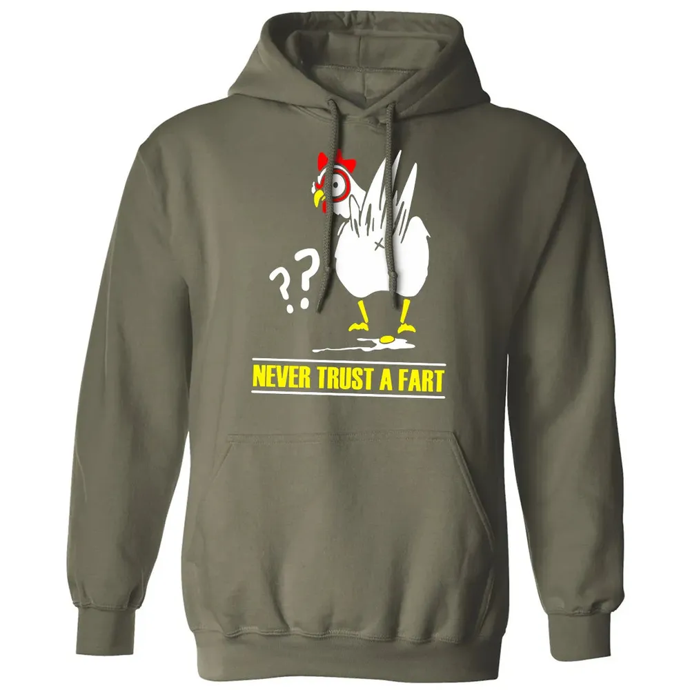 Never trust a fart Classic Unisex Hoodie - 4