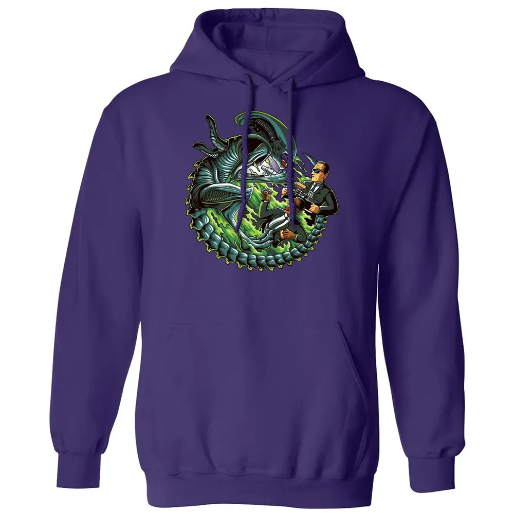 Men vs Alien Classic Unisex Hoodie - 6