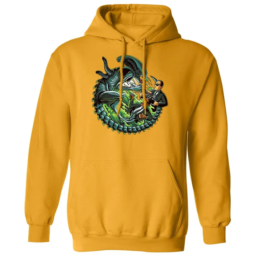 Men vs Alien Classic Unisex Hoodie - 12
