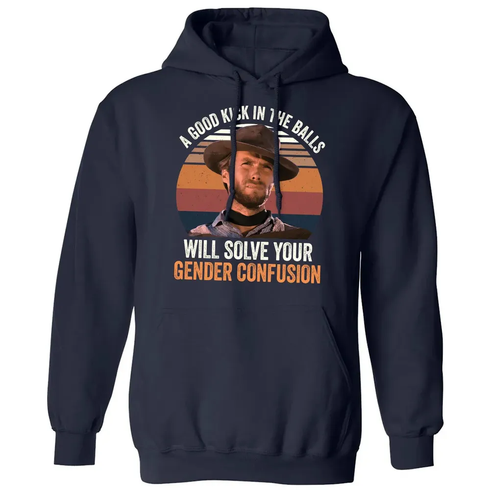 Good Kick In The Balls Classic Unisex Hoodie - 2