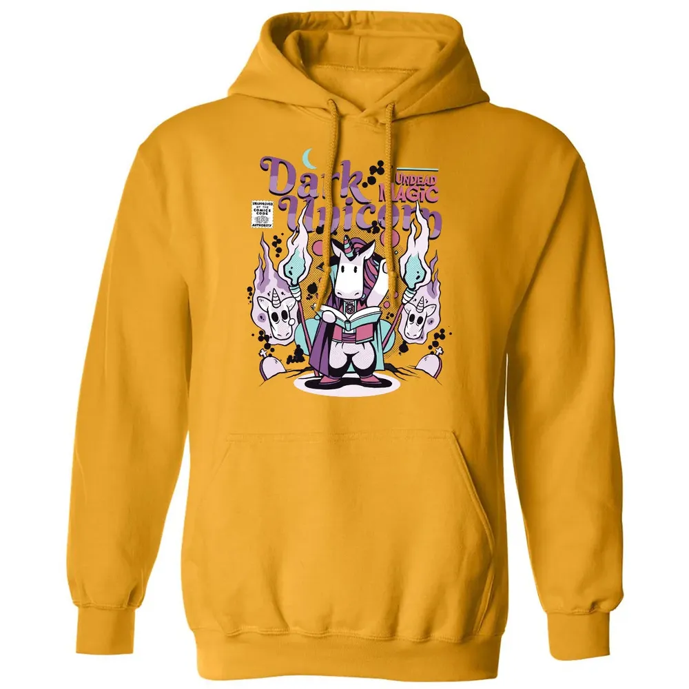 Dark Unicorn Undead Magic Classic Unisex Hoodie - 12