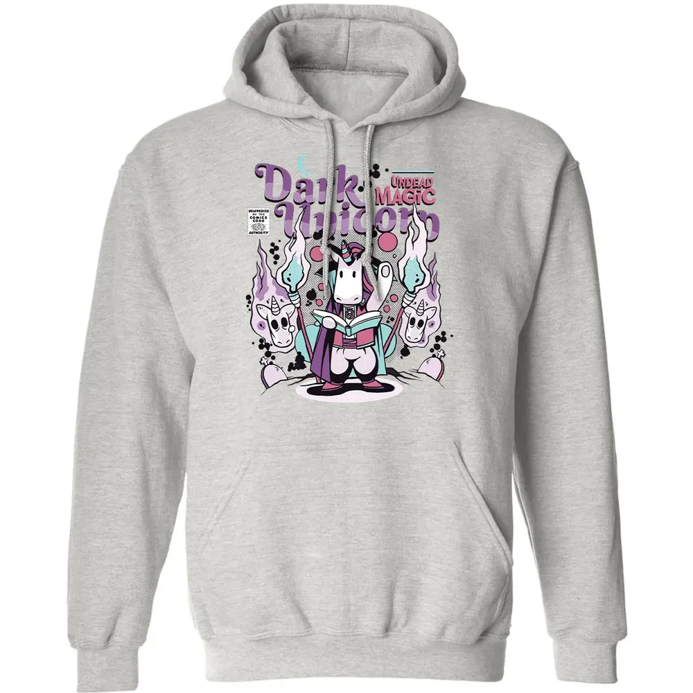 Dark Unicorn Undead Magic Classic Unisex Hoodie - 8