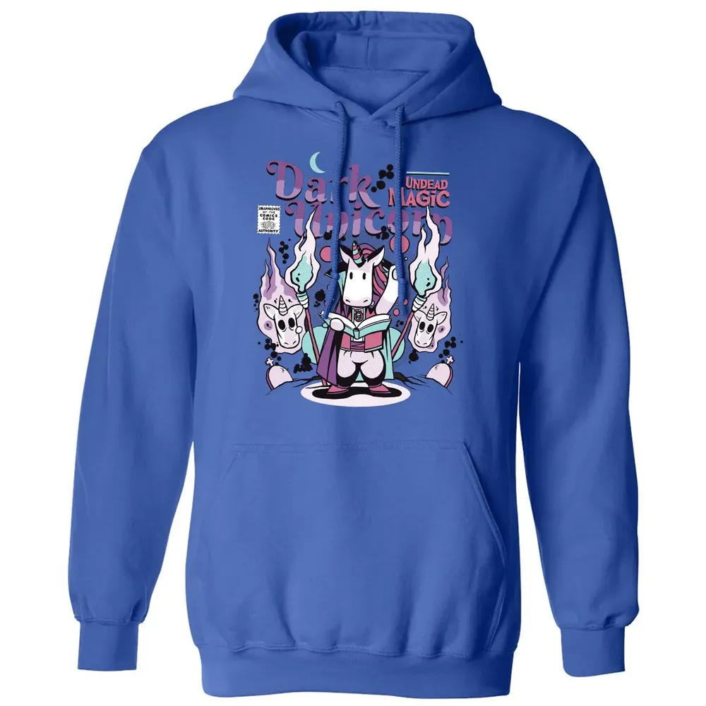 Dark Unicorn Undead Magic Classic Unisex Hoodie - 9