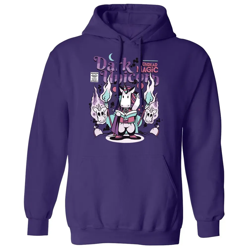 Dark Unicorn Undead Magic Classic Unisex Hoodie - 6