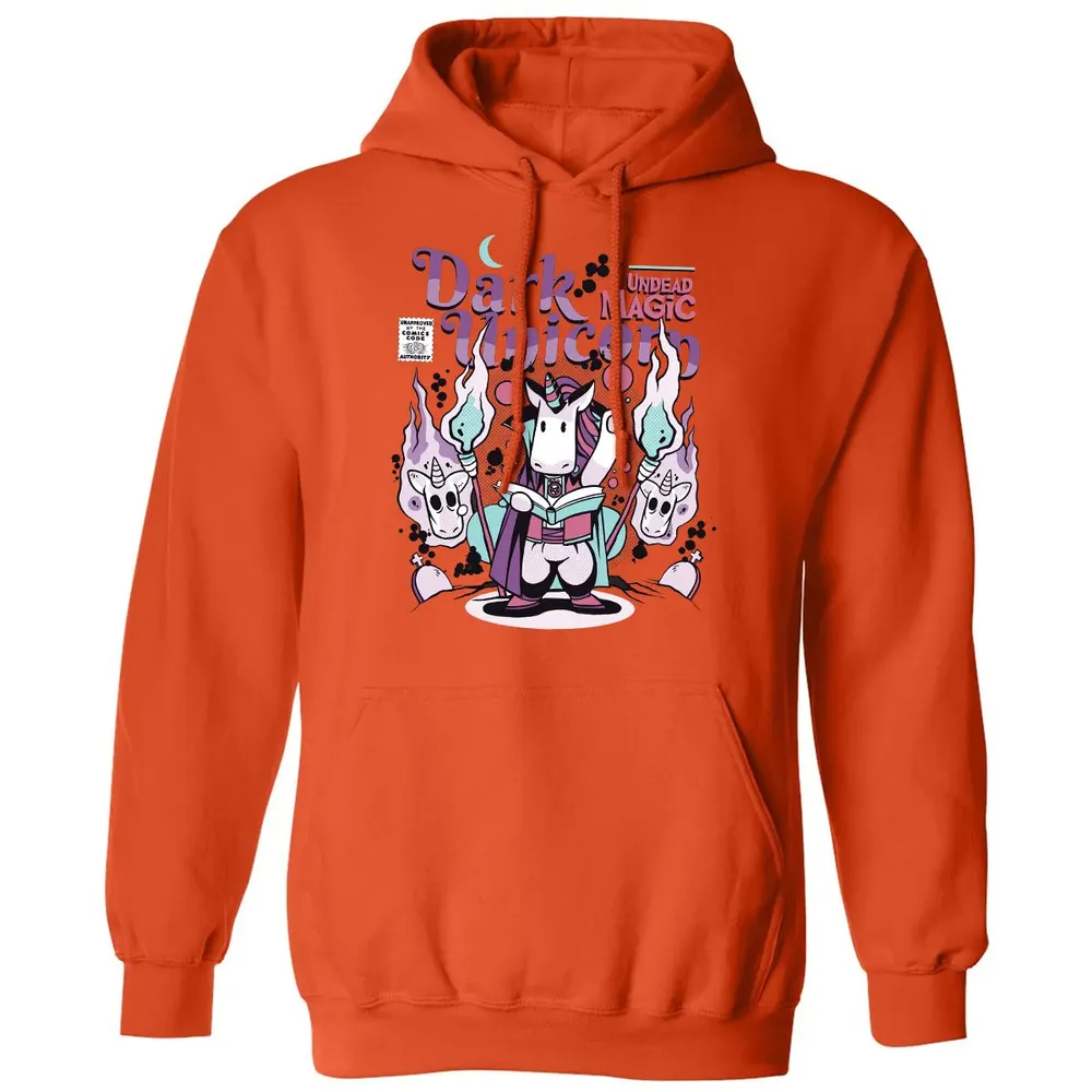 Dark Unicorn Undead Magic Classic Unisex Hoodie - 10