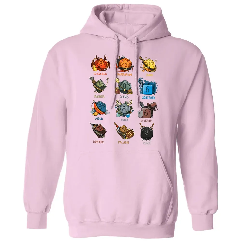 Cute Dice Classes Classic Unisex Hoodie - 3