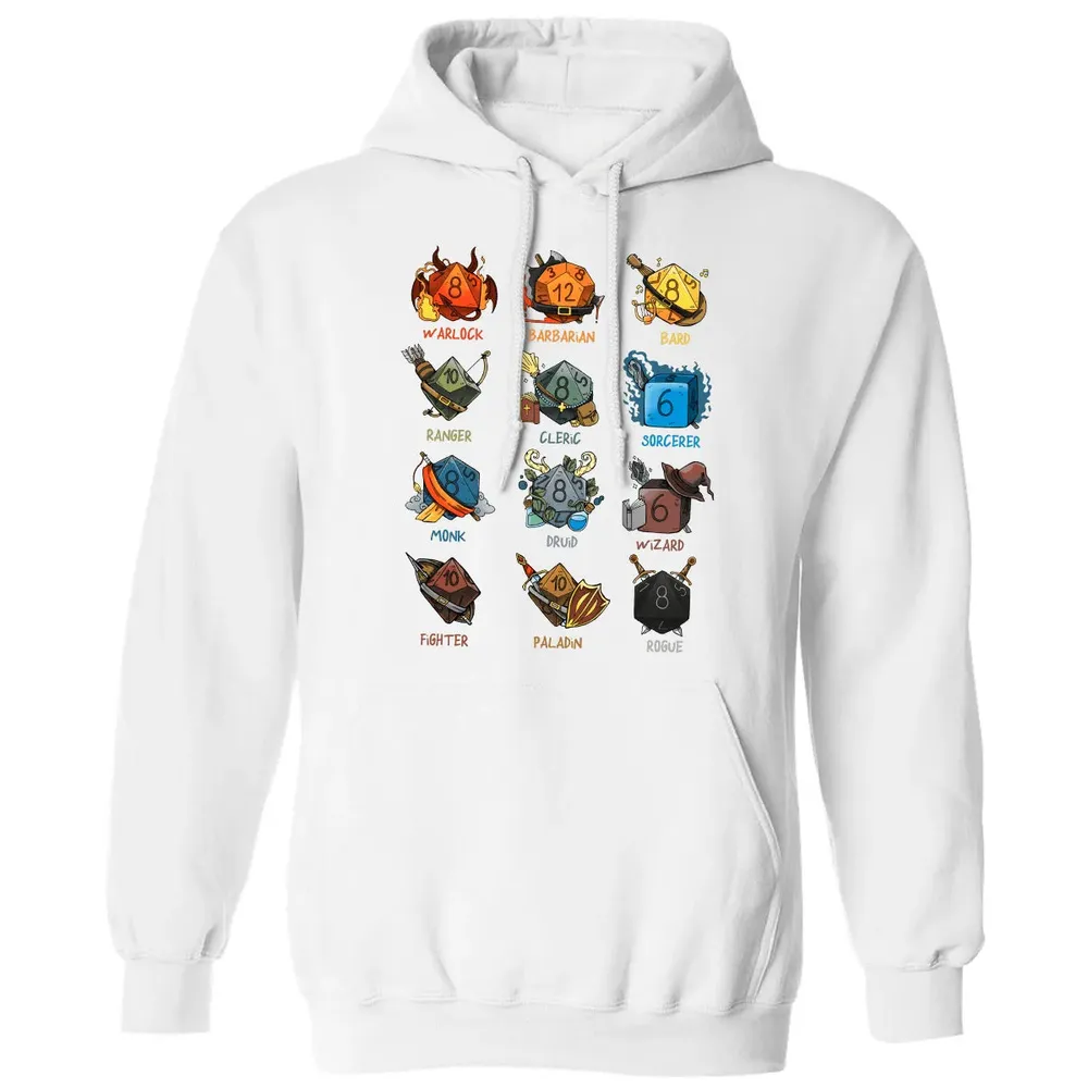 Cute Dice Classes Classic Unisex Hoodie - 11