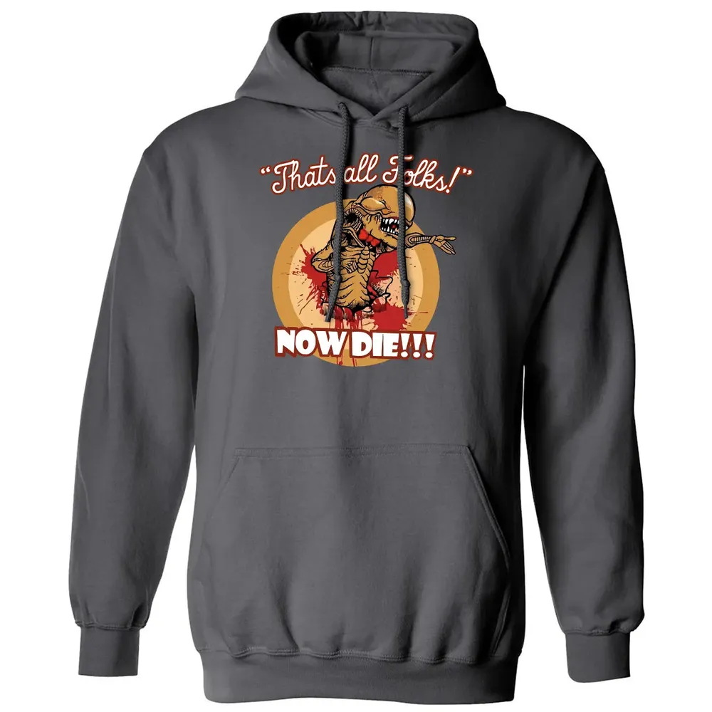 Thats All Folks Classic Unisex Hoodie - 7