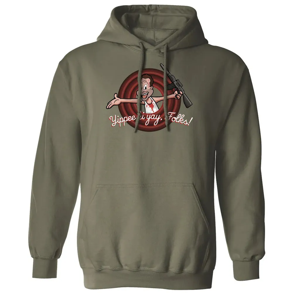 Yippee Ki Yay Folks Classic Unisex Hoodie - 4