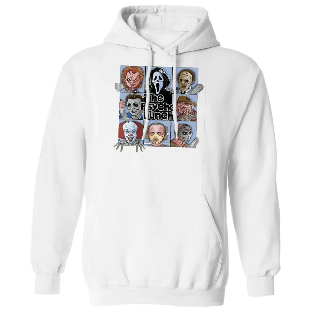 Spooky The Psycho Bunch Serial Killer Halloween Horror Gift Classic Unisex Hoodie - 11
