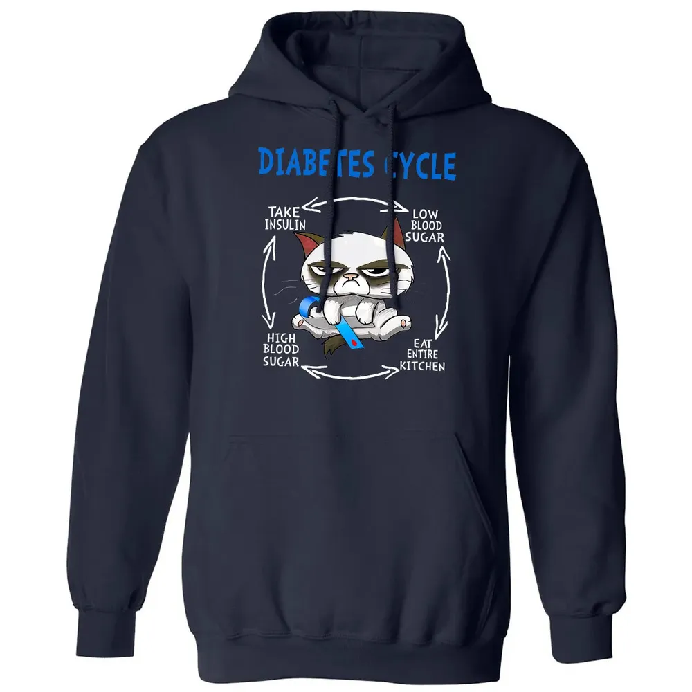Diabetes Cycle Classic Unisex Hoodie - 2