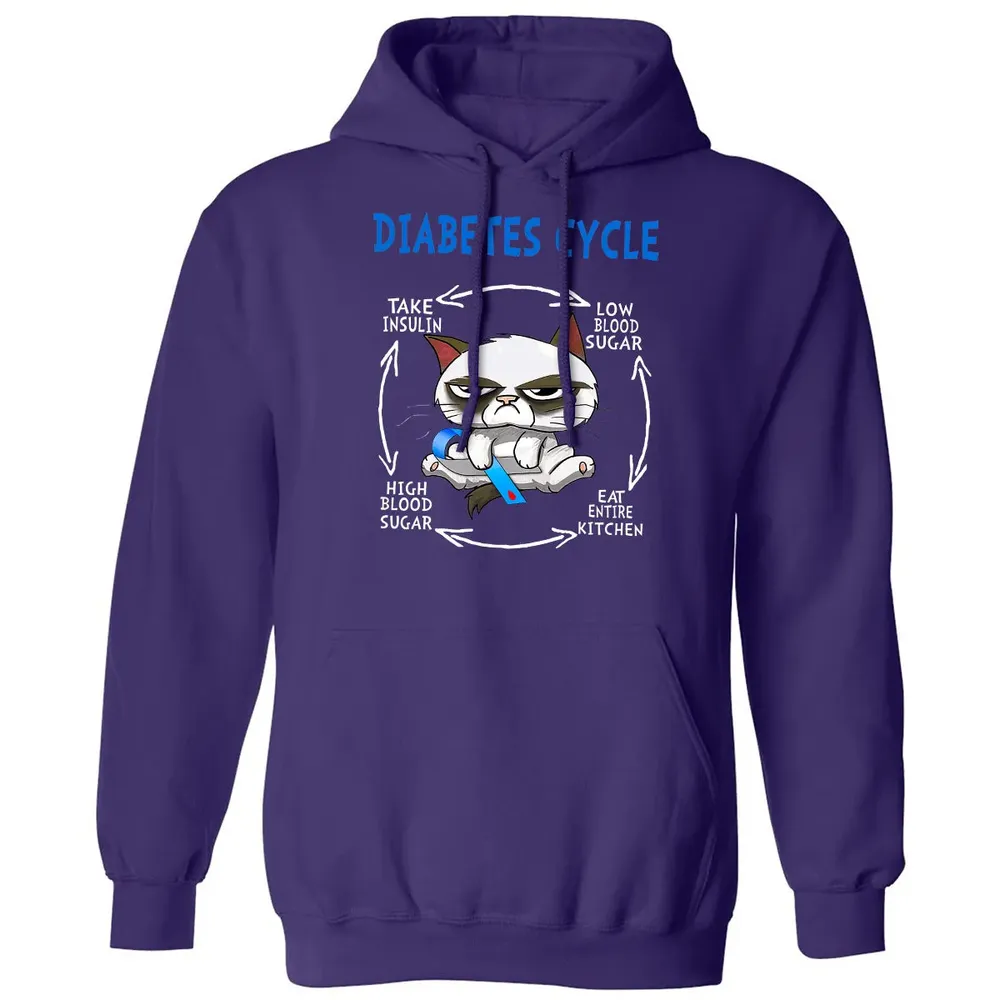 Diabetes Cycle Classic Unisex Hoodie - 6