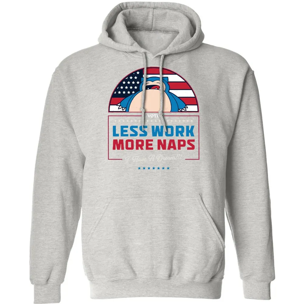 Less Work More Naps Classic Unisex Hoodie - 8