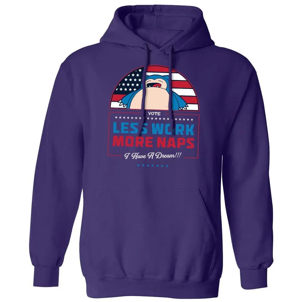 Less Work More Naps Classic Unisex Hoodie - 6
