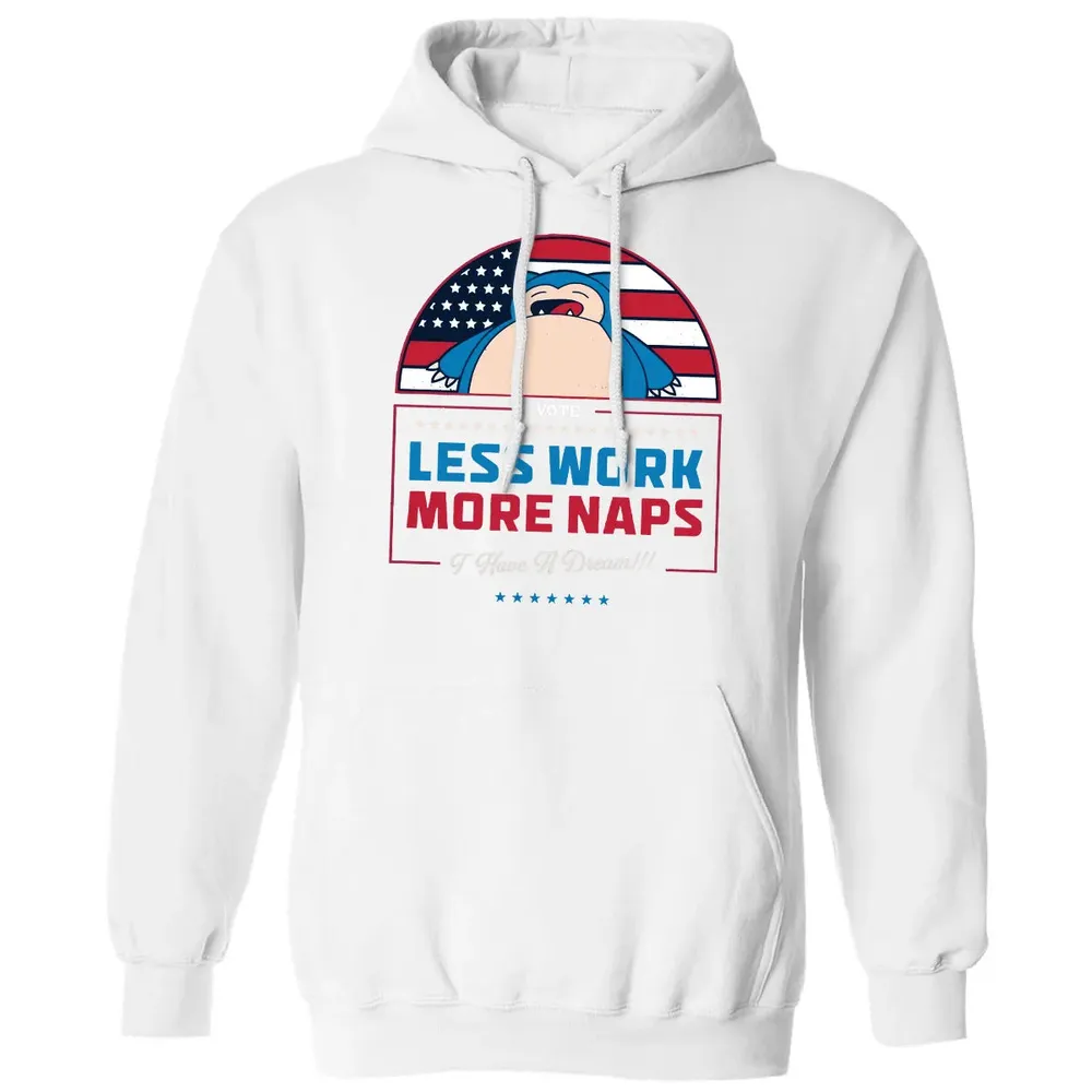 Less Work More Naps Classic Unisex Hoodie - 11