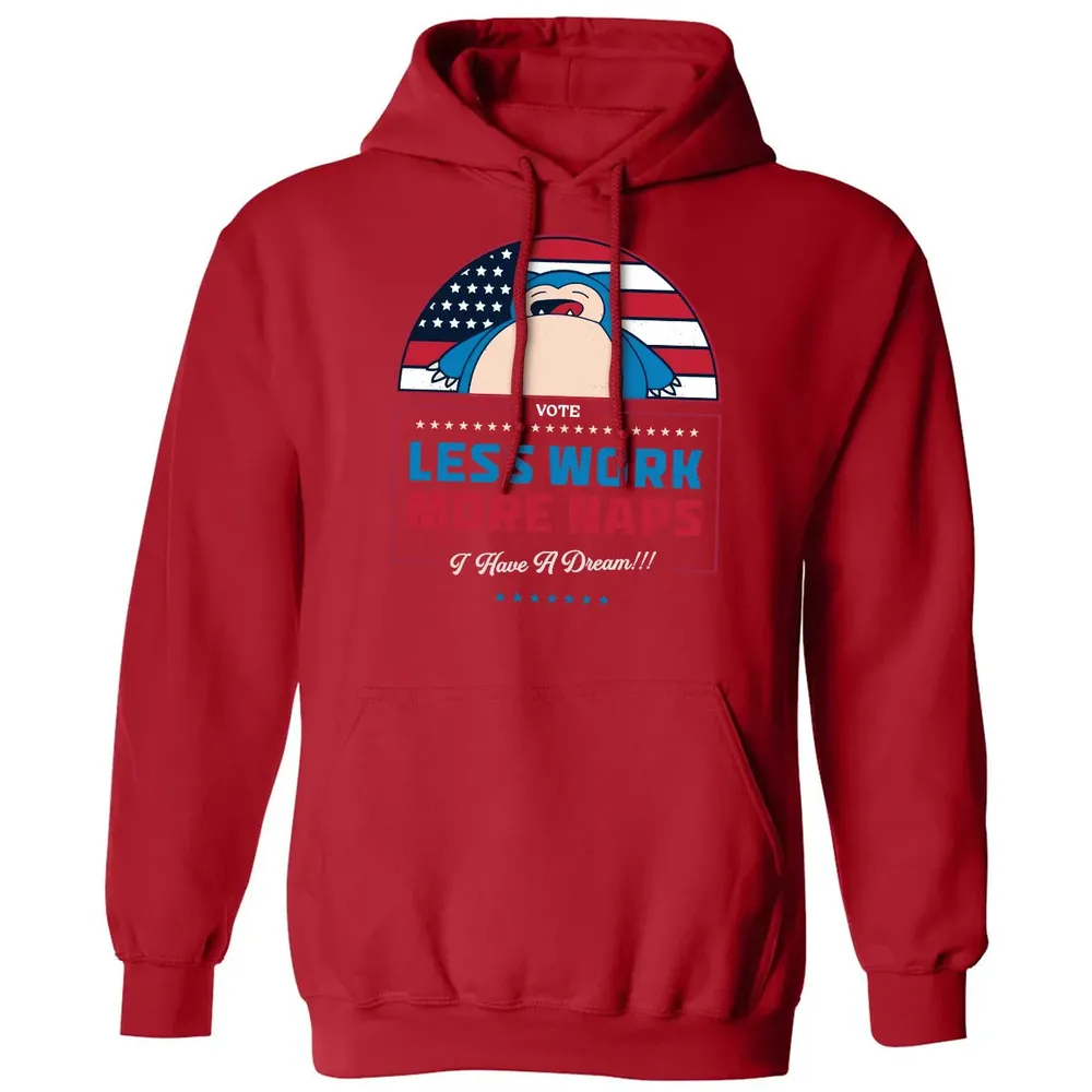 Less Work More Naps Classic Unisex Hoodie - 5