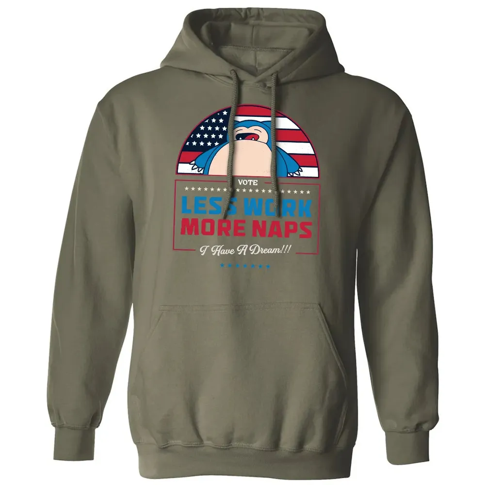 Less Work More Naps Classic Unisex Hoodie - 4