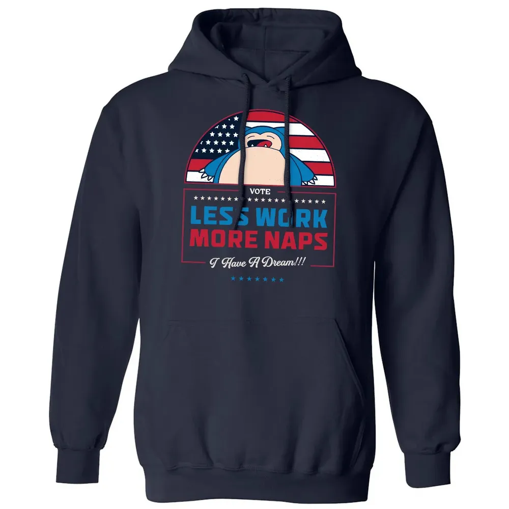 Less Work More Naps Classic Unisex Hoodie - 2