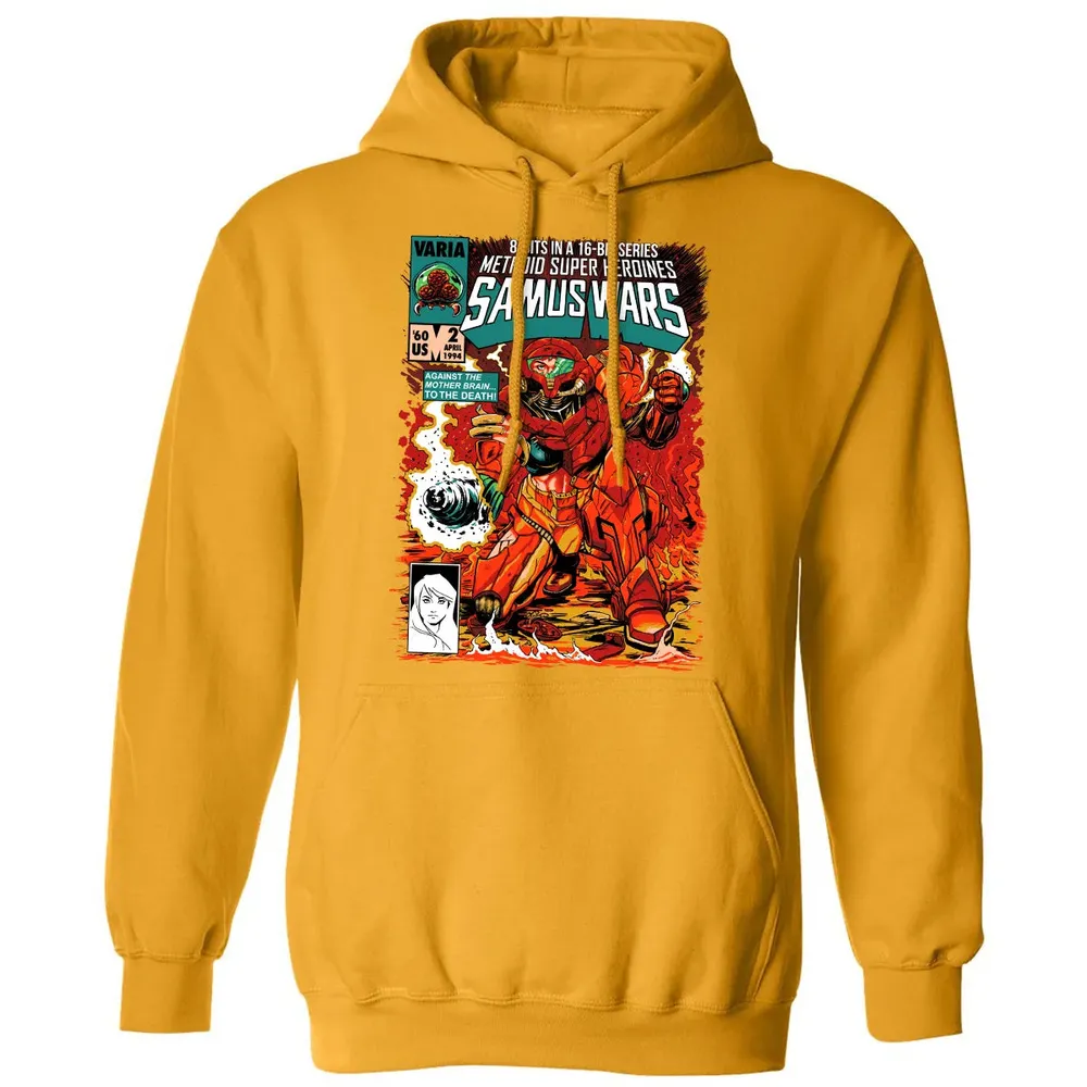 Samus Wars Classic Unisex Hoodie - 12