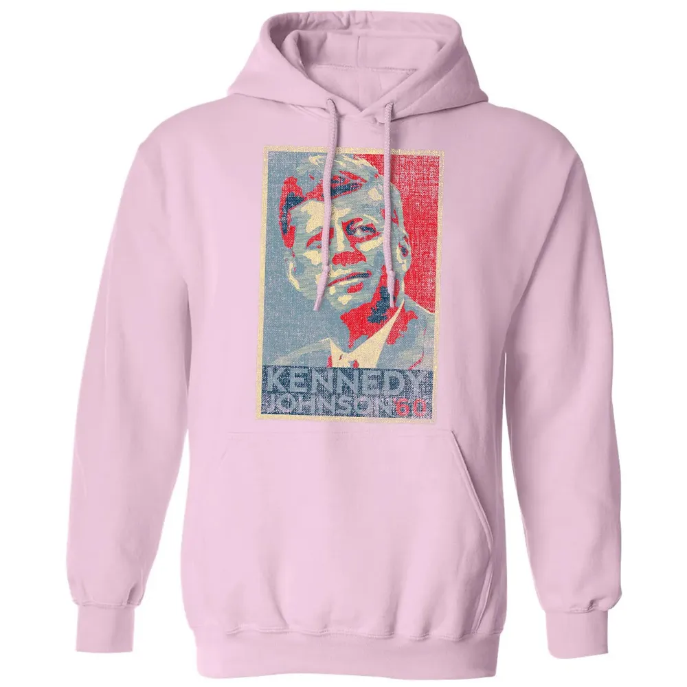 Kennedy Johnson 1960 Retro Campaign 4th Of July President Classic Unisex Hoodie - 3