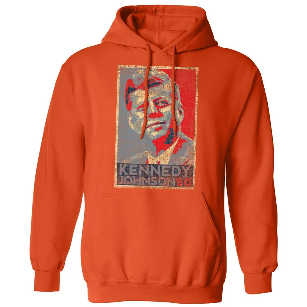 Kennedy Johnson 1960 Retro Campaign 4th Of July President Classic Unisex Hoodie - 10
