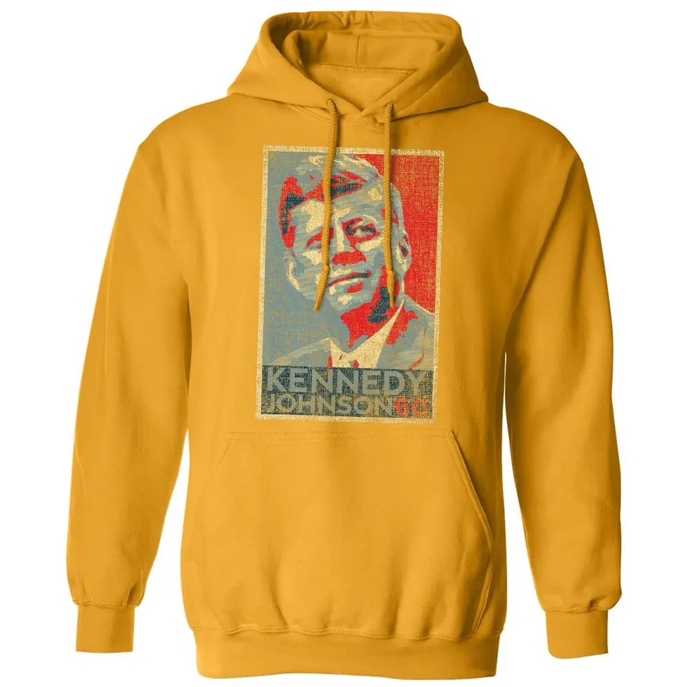 Kennedy Johnson 1960 Retro Campaign 4th Of July President Classic Unisex Hoodie - 12