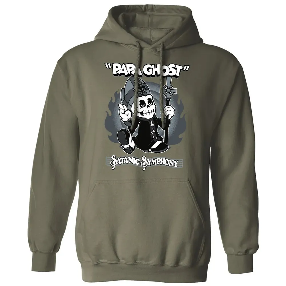 Papa Ghost Classic Unisex Hoodie - 4