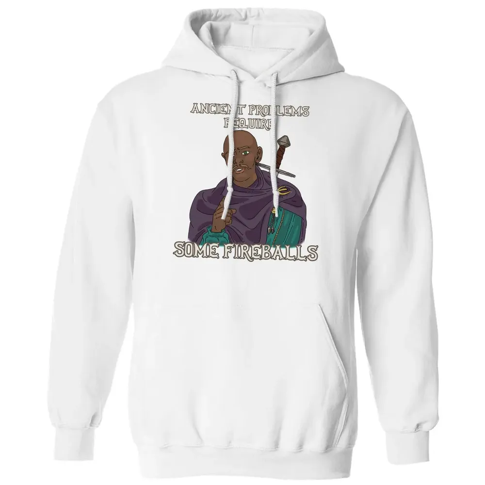 Ancient Problems Require Some Fireballs Classic Unisex Hoodie - 11