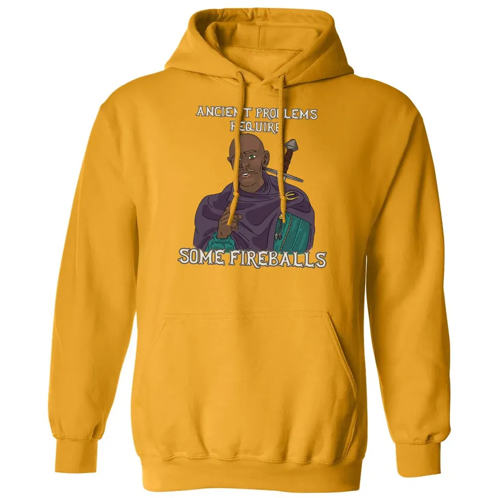 Ancient Problems Require Some Fireballs Classic Unisex Hoodie - 12