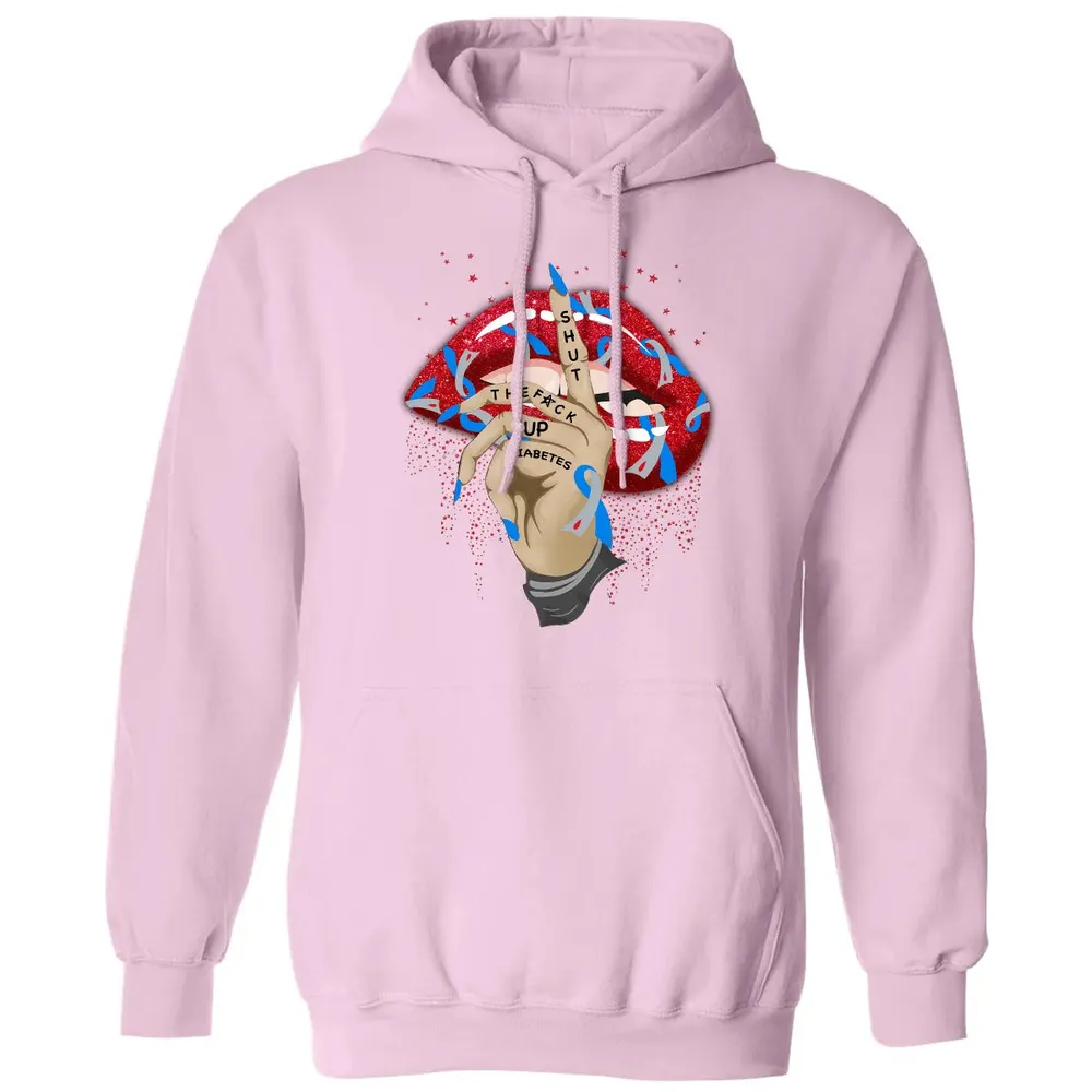 Shut The F*ck Up Diabetes Classic Unisex Hoodie - 3