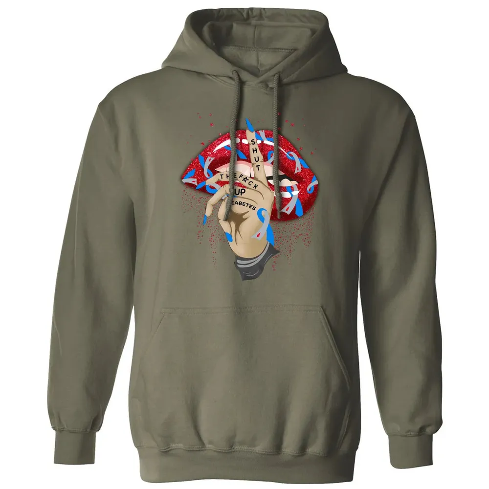 Shut The F*ck Up Diabetes Classic Unisex Hoodie - 4