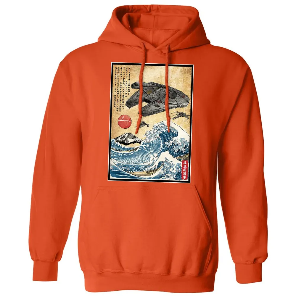 Rebels in Japan woodblock Classic Unisex Hoodie - 10