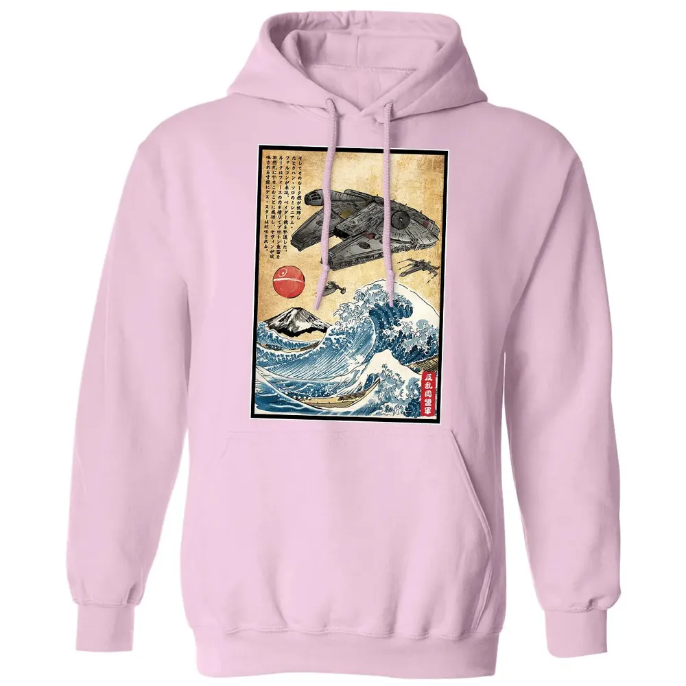 Rebels in Japan woodblock Classic Unisex Hoodie - 3