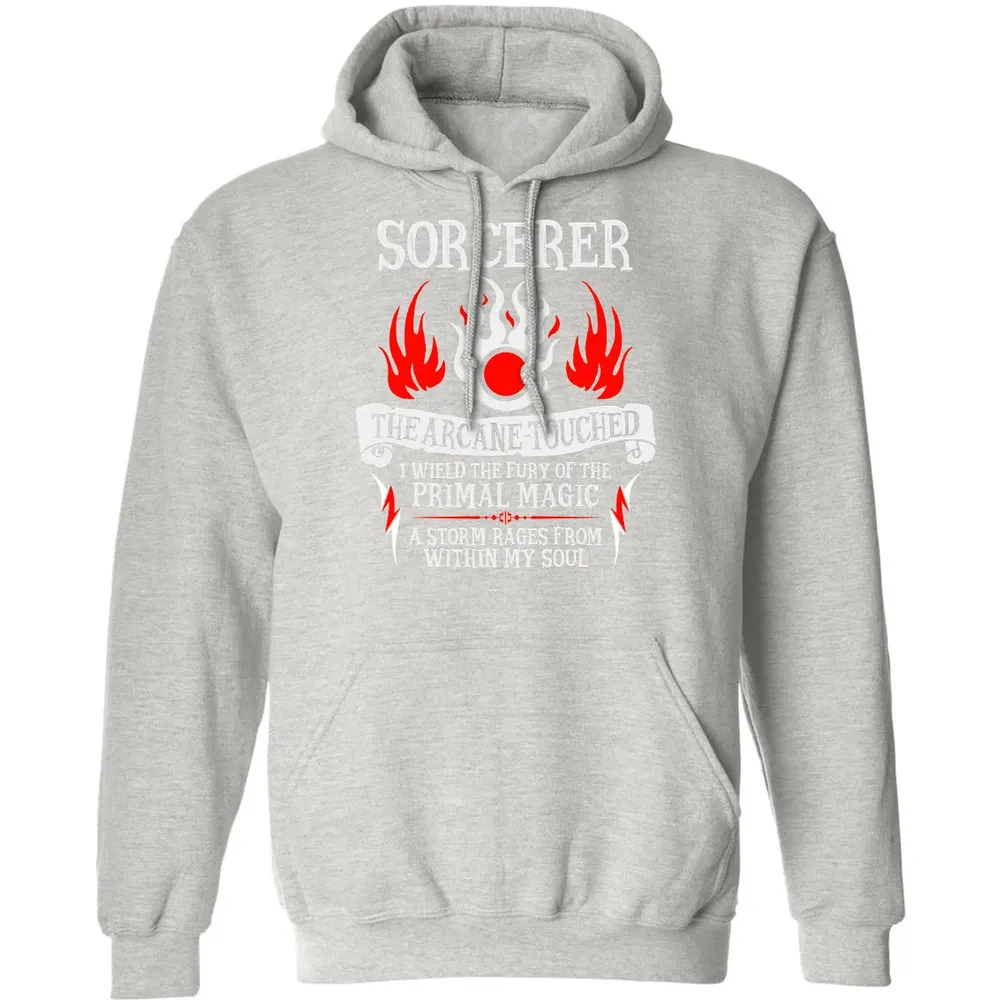 SORCERER, The Arcane Touched  (White Text) Classic Unisex Hoodie - 8