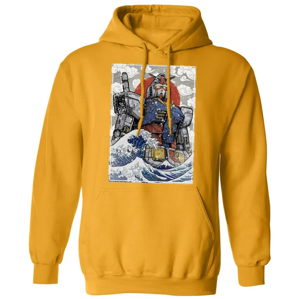 Great Wave Off Gundam Classic Unisex Hoodie - 12