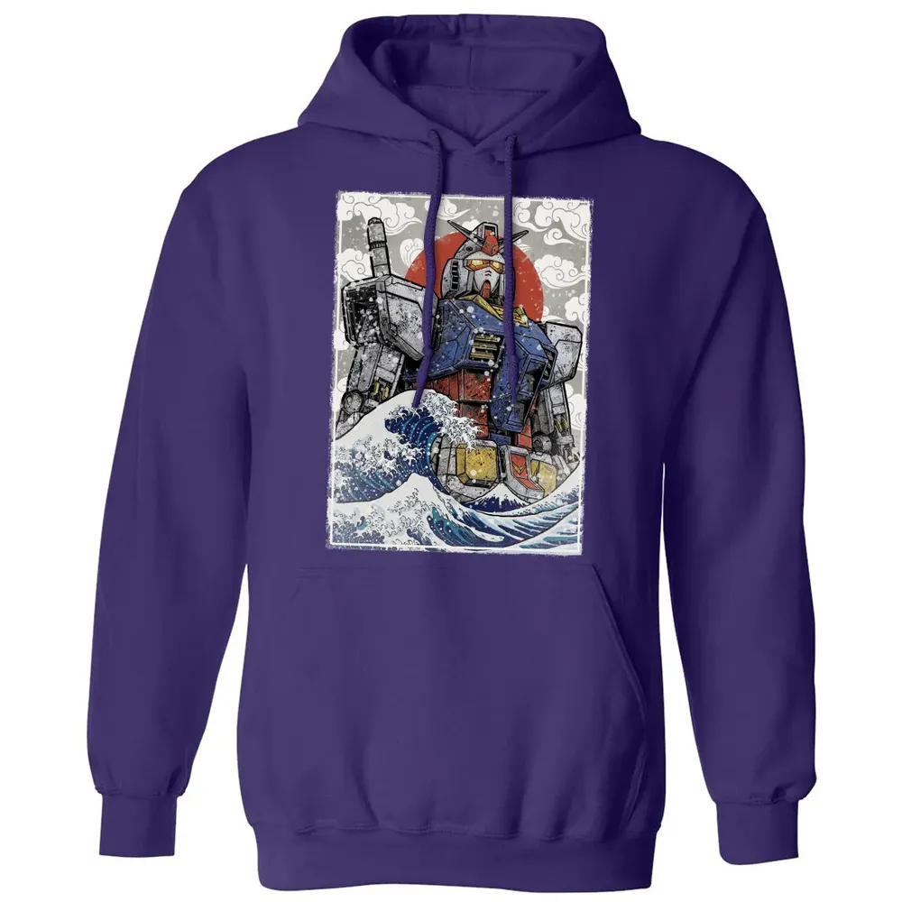 Great Wave Off Gundam Classic Unisex Hoodie - 6
