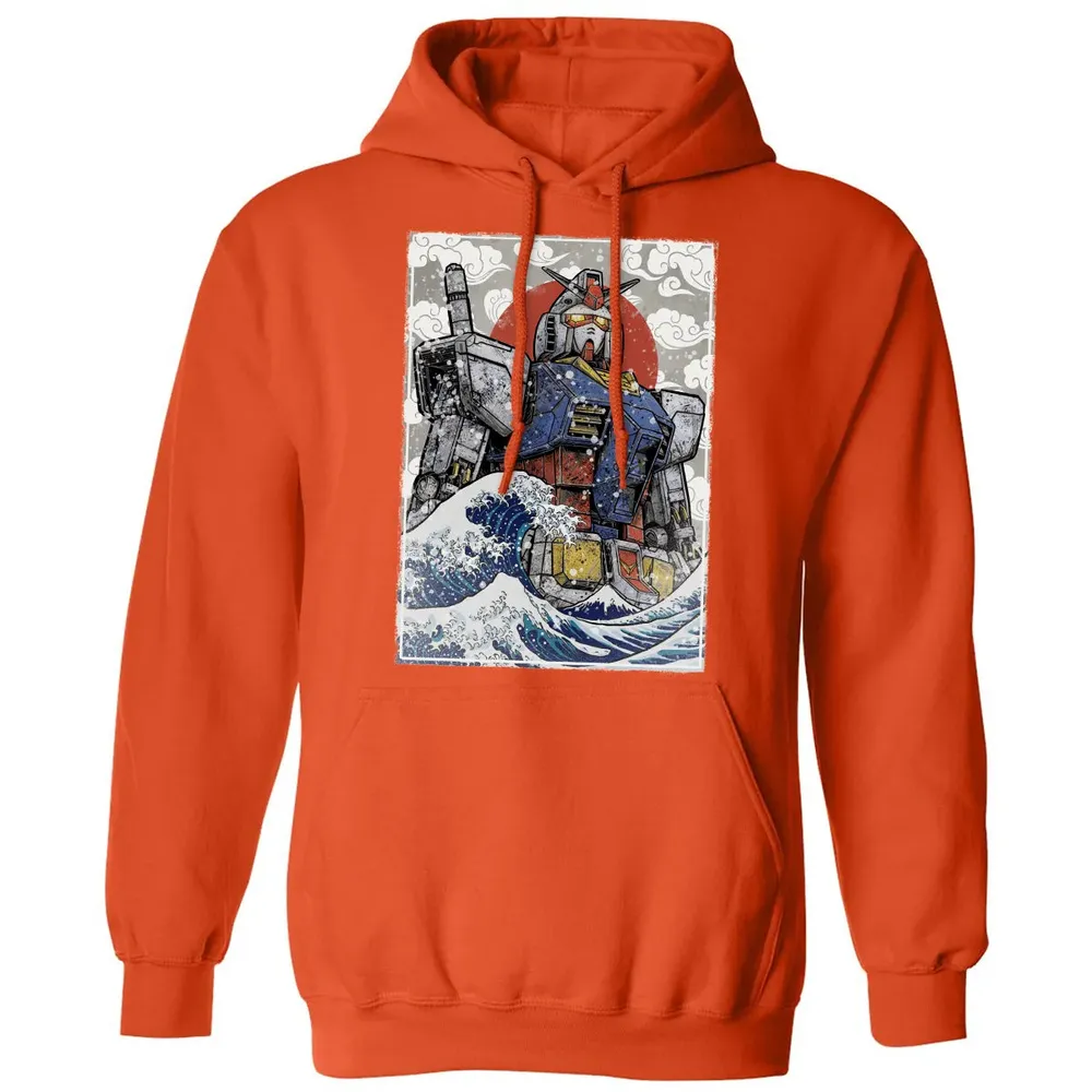 Great Wave Off Gundam Classic Unisex Hoodie - 10