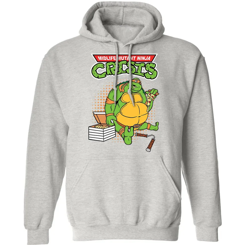Midlife Mutant Ninja Crisis Classic Unisex Hoodie - 8